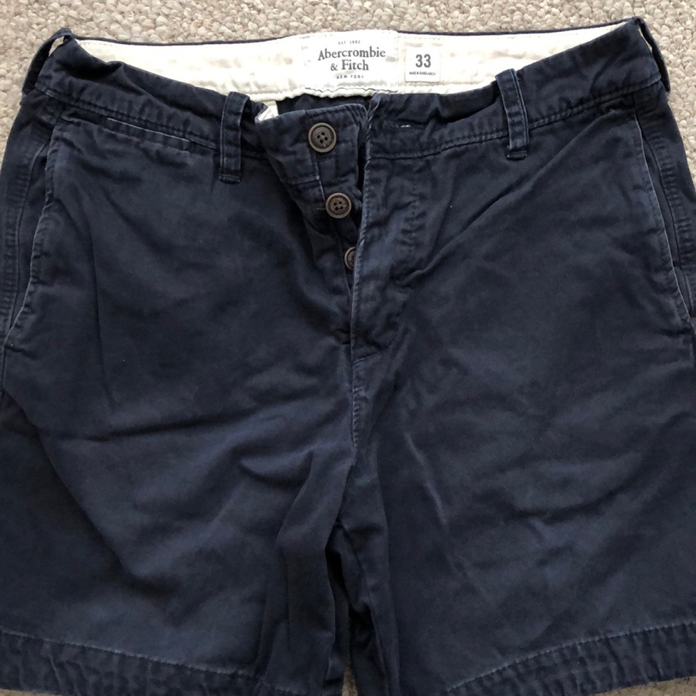 ABERCROMBIE FITCH mens button fly shorts